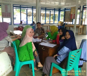  Silaturahmi Bripka M.Evitra dengan Mahasiswa-Mahasiswi STKIP MUHAMMADIYAH Muara Bungo