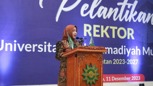 Ibu Renda Lestari, M.Ed Dilantik Sebagai Rektor UMMUBA Periode 2023-2027