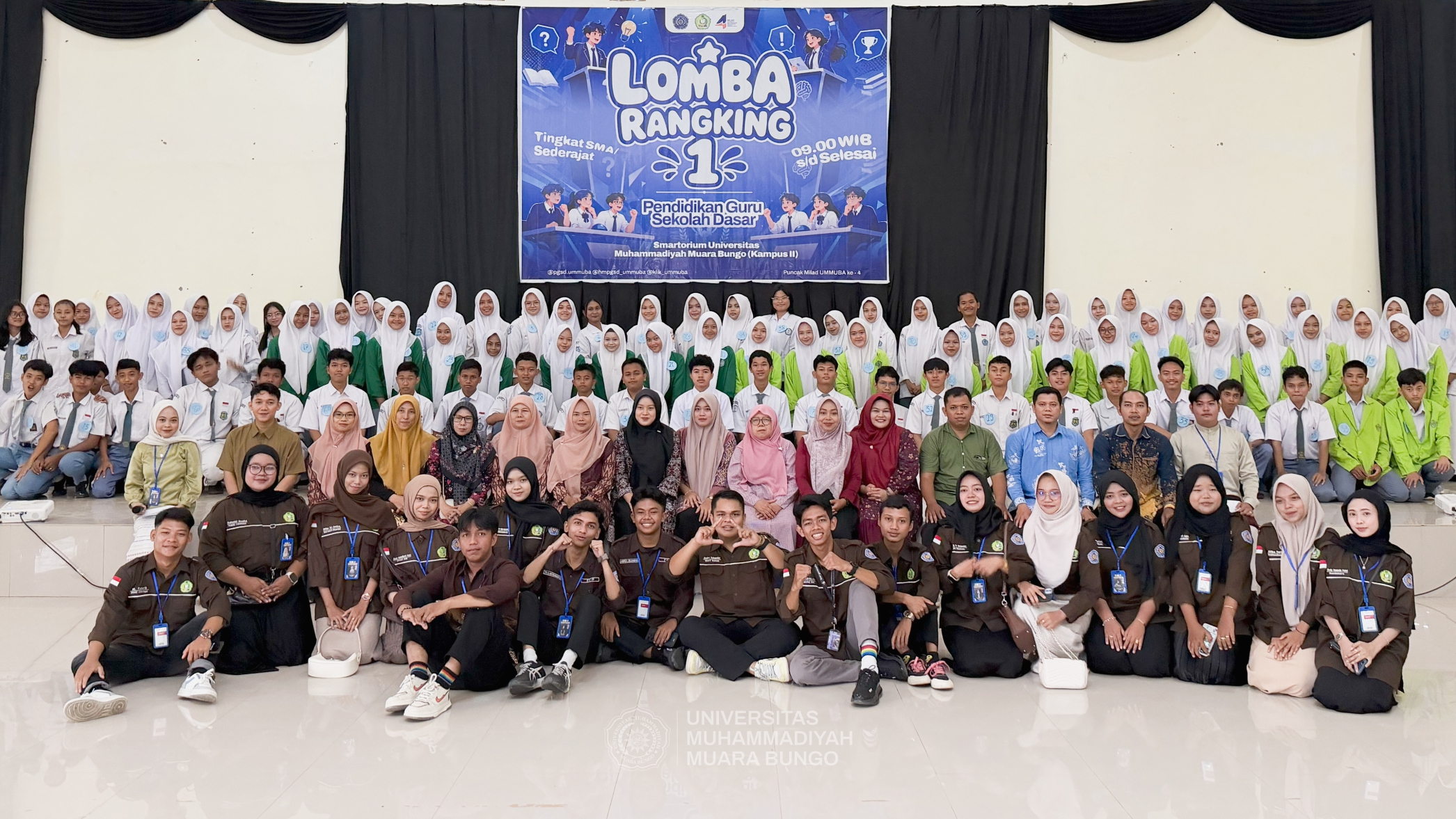 PGSD UMMUBA Sukses Gelar Lomba Ranking 1 Tingkat SMA, SMK, dan MAN Se-Kabupaten Bungo
